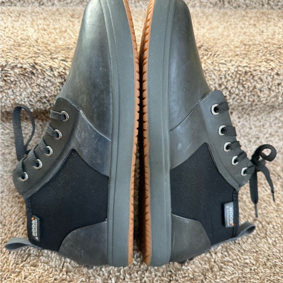 Bogs Men's Black Winter Quinn Rubber Rain Boots - - Picture 6 of 15